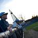 A Skyline coach watches the game on Monday, April 22. Daniel Brenner I AnnArbor.com